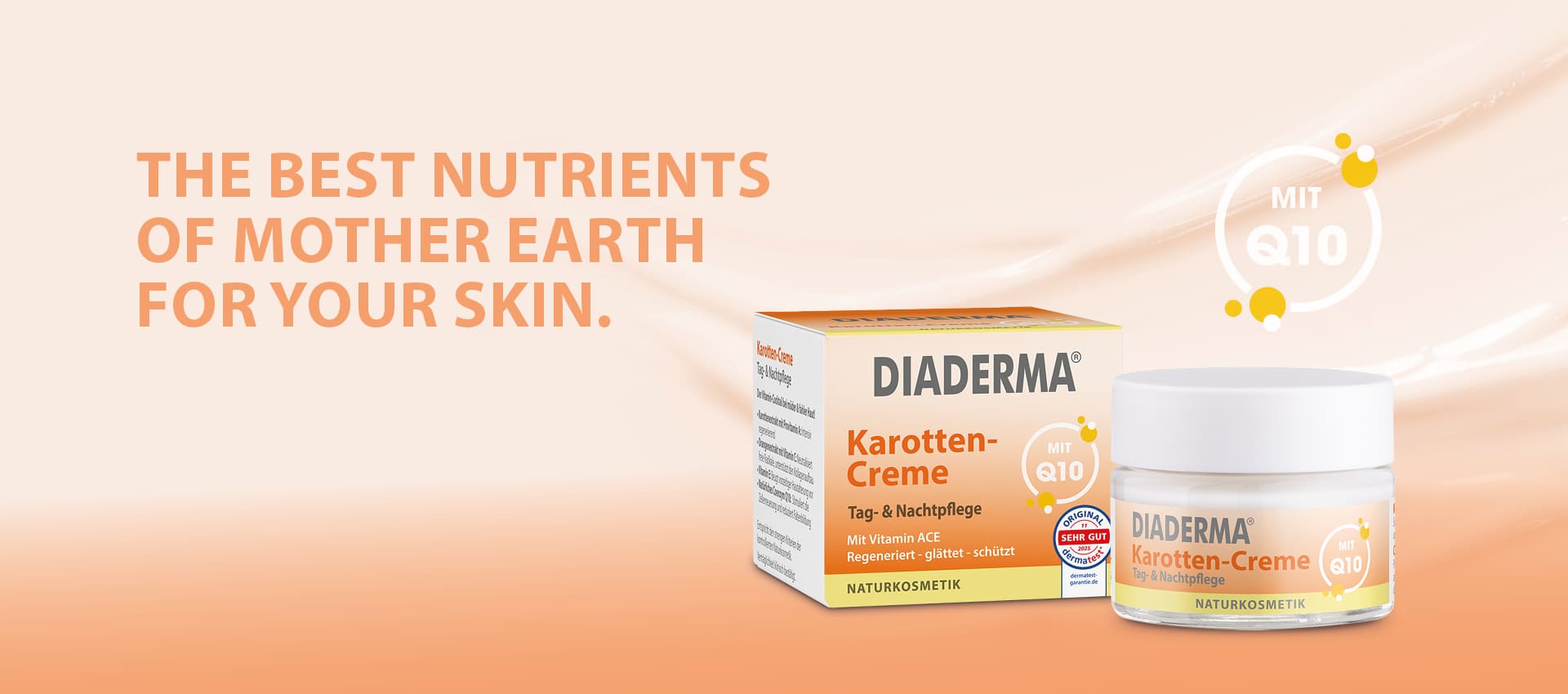 Make yourself crunchy - with carrot extract and Q10