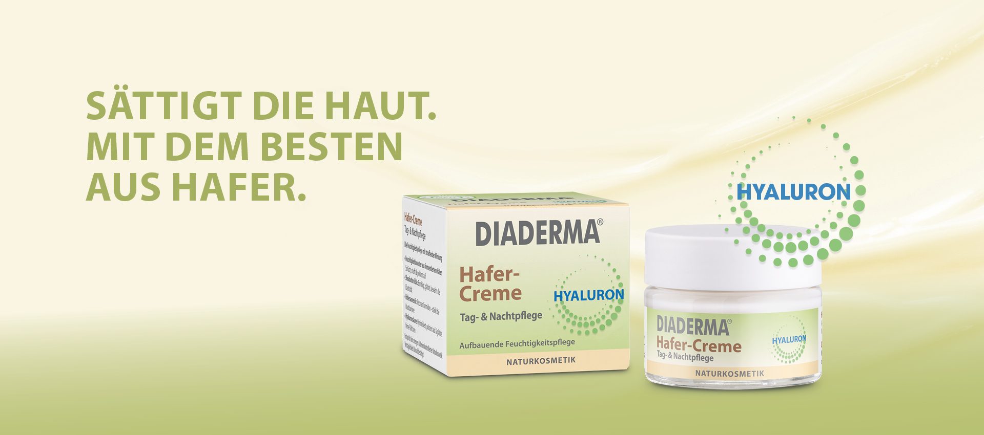 Sättigt die Haut mit dem Besten aus Hafer
