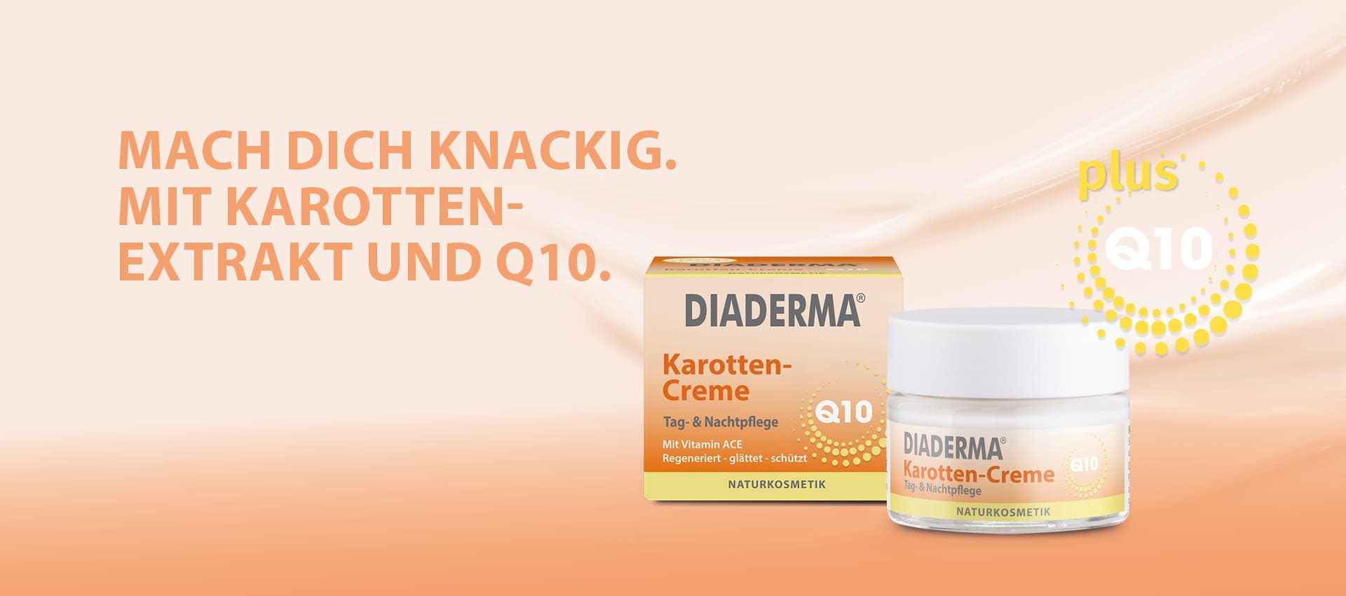 Mach Dich knackig - mit Karotten-Extrakt und Q10